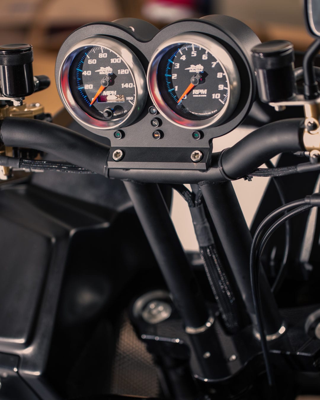 FXR HANDLEBAR SPEEDO TACH RELOCATION KIT Big Bear Performance